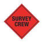 Survey Crew Roll-Up Sign